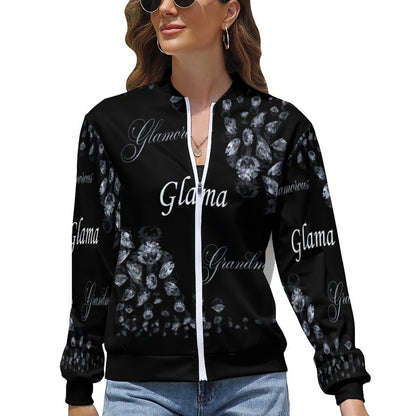 Women's Zipper Jacket LLJK (All-Over Printing)