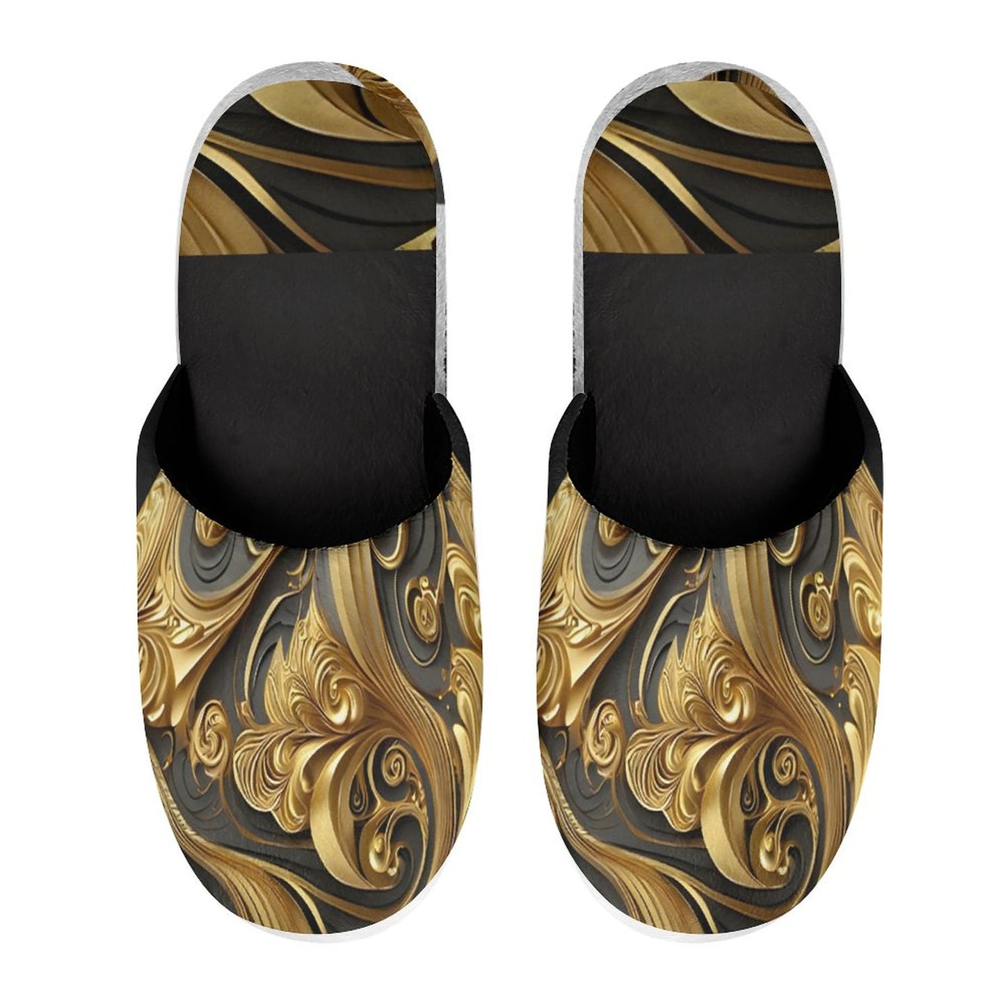 Flannel Men's Cotton Slippers