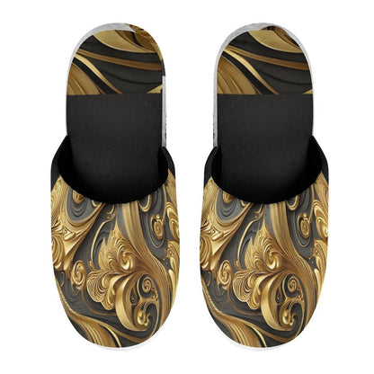 Flannel Men's Cotton Slippers