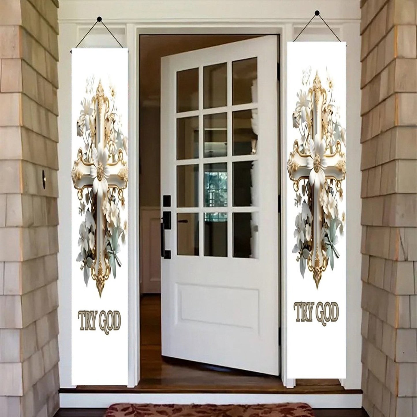 Hanging Door Banners (One-sided Printing)