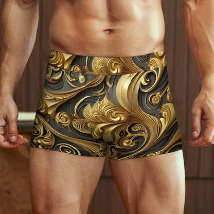 Milk Fiber Customized Boxer Shorts for Men(All-Over Printing)