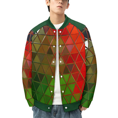 GLASS PRISM Men's Baseball Jacket-2XS-6XL