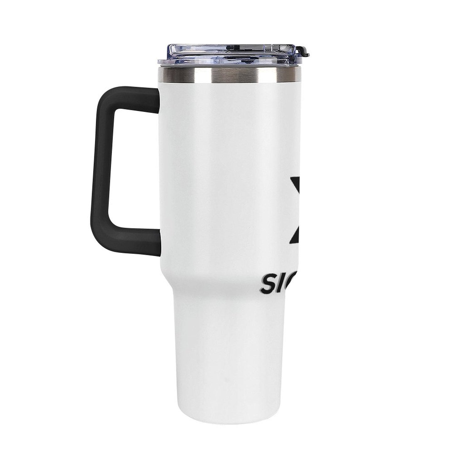 40oz Insulated Tumbler with Handle and Straw