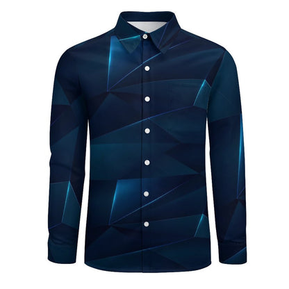 Men's Long Sleeve Shirt with Pocket LS (All-Over Printing)