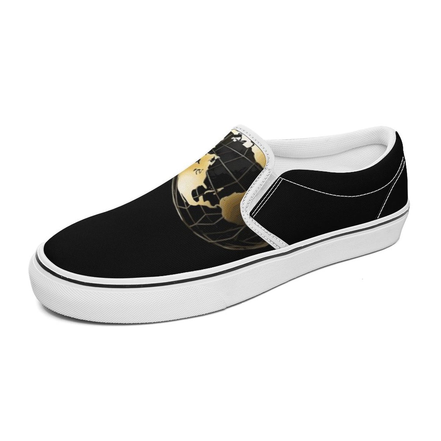 Printed Slip-on Canvas Shoes  for Teenagers and Adults