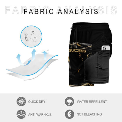 Men's Beach Shorts with 4 Pockets