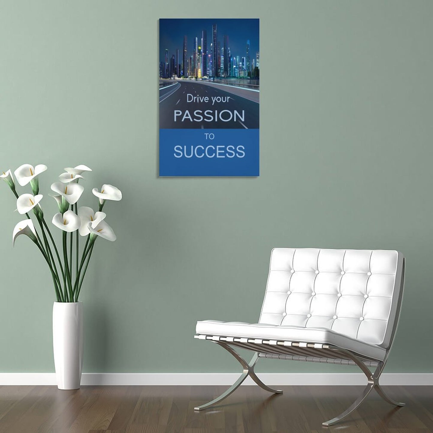 Framed Wooden Poster Hanging (Vertical 2:3)-8x12 inch