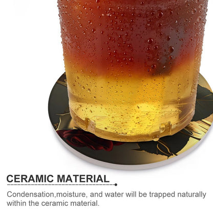 Round Ceramic Coaster