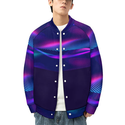 MULTICOLOR Men's Baseball Jacket-*2XS-6XL