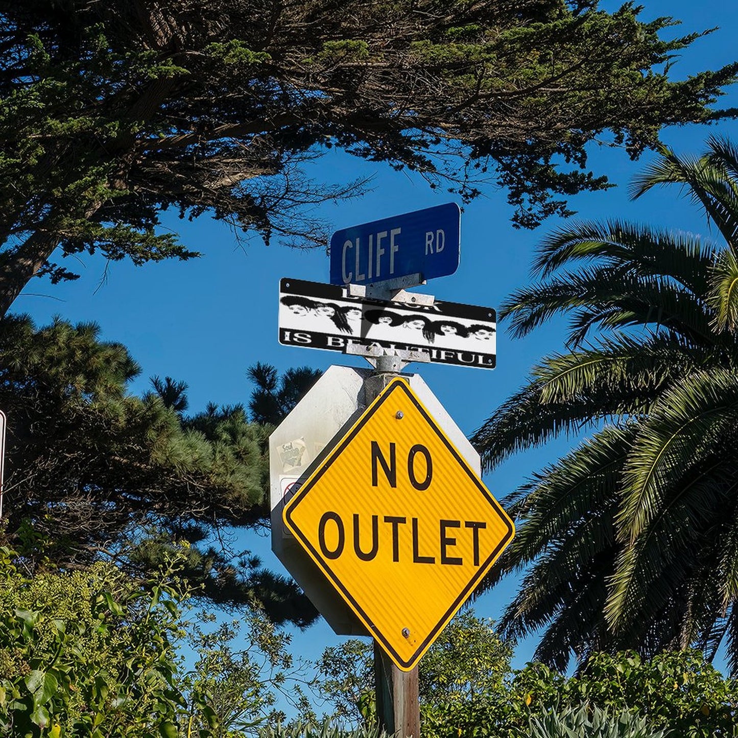 Slim Metal Tin Sign