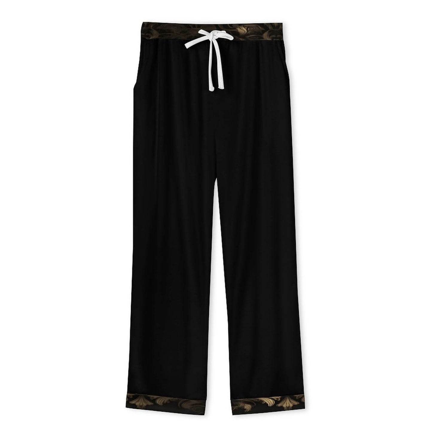 BLACK & GOLD ACCENT Night Suit for Men