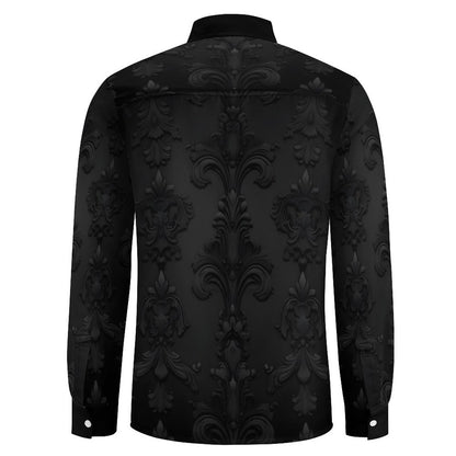 Men's Long Sleeve Shirt with Pocket LS (All-Over Printing)