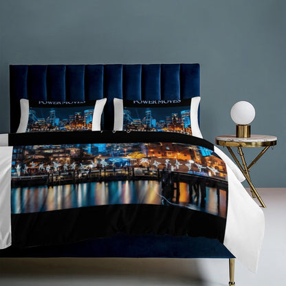 3-Piece Bedding Set-102"x90"/ 259x229cm (Dual-sided Printing)
