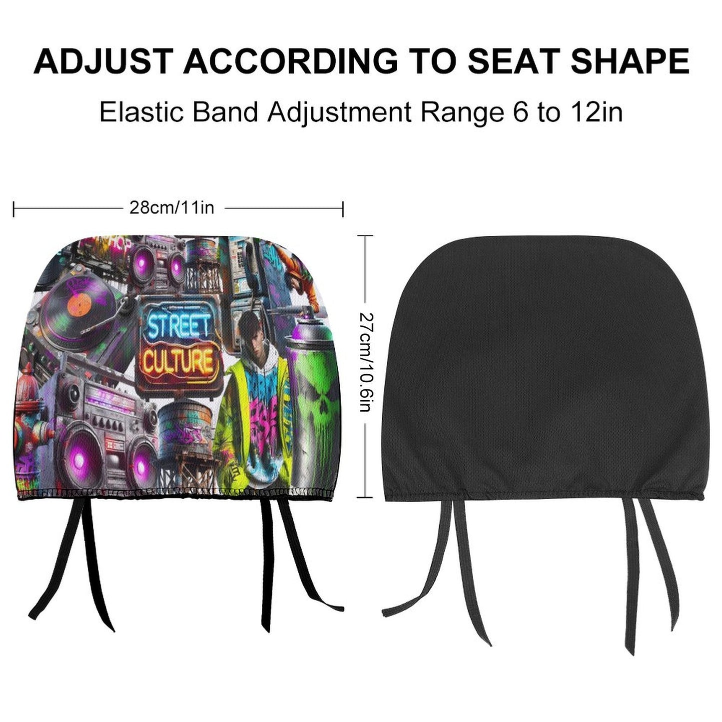 Custom Car Headrest Covers
