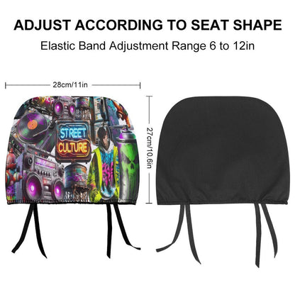 Custom Car Headrest Covers