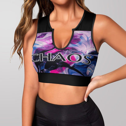 CHAOS Yoga Tank Top (black)-SMALL-2XL