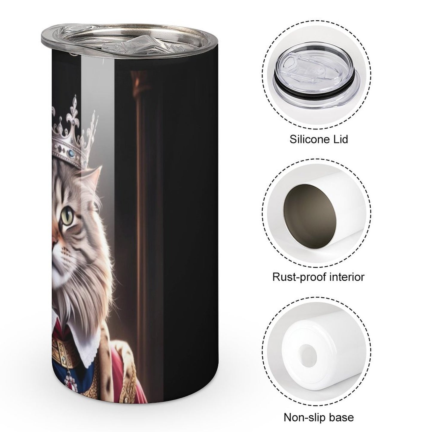 Insulated Drinking Cups with Lids