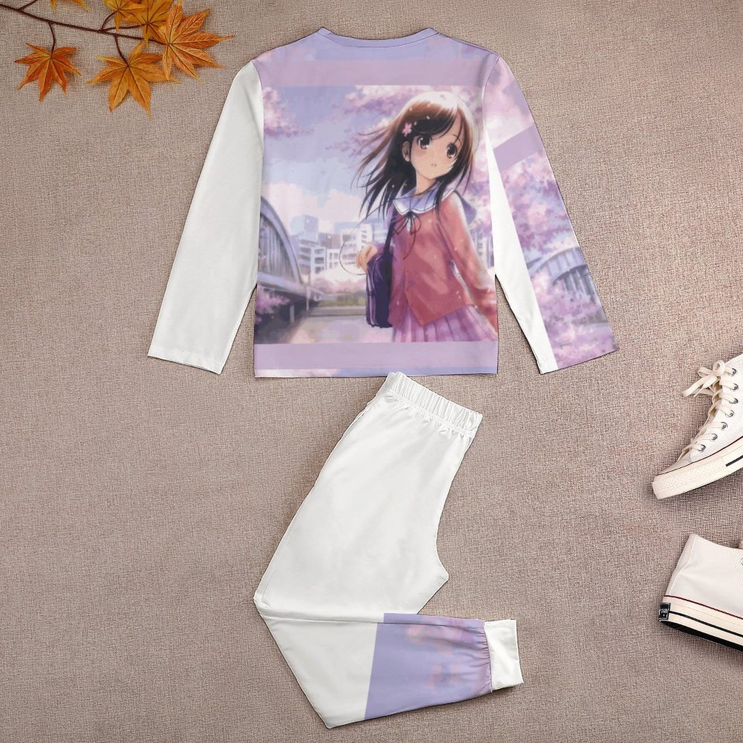 Long Sleeve Girls Nightwear JTZ (All-Over Printing)