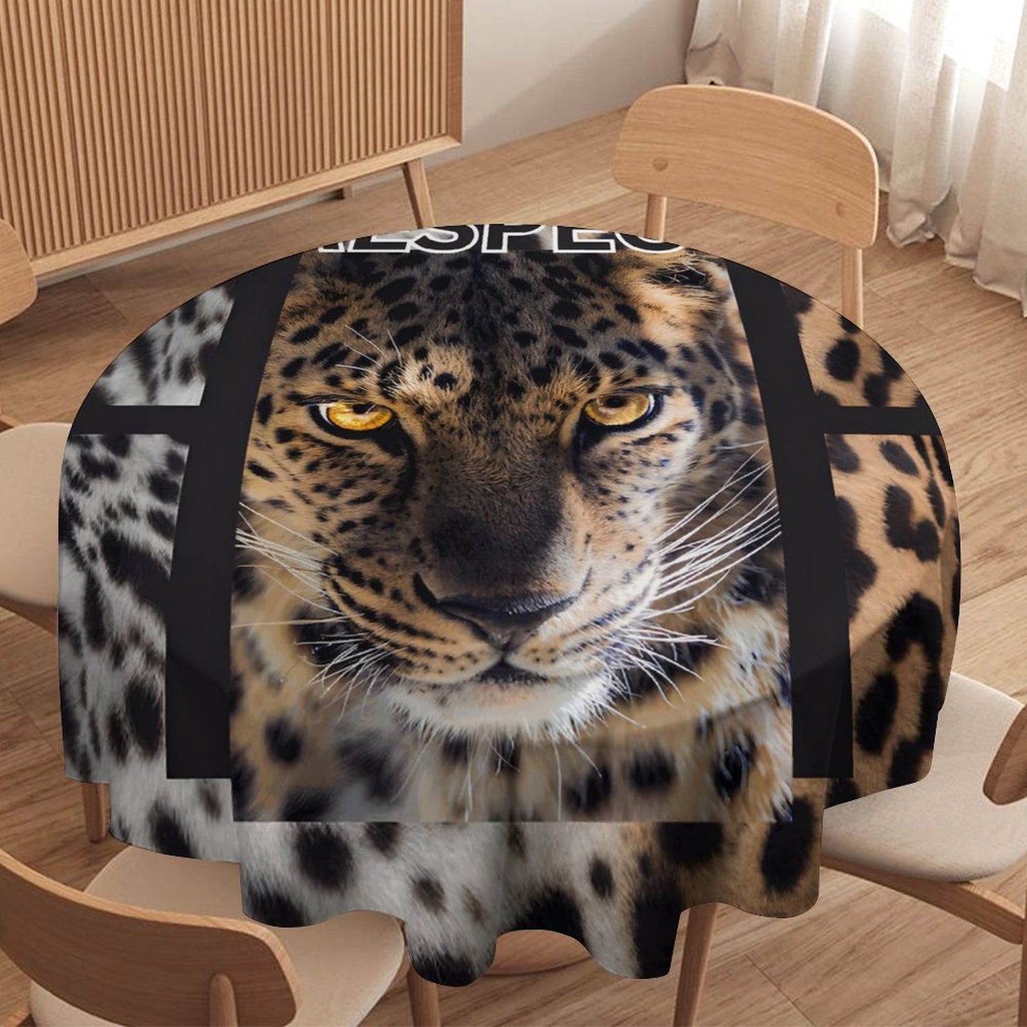 Round Tablecloth on Round Table