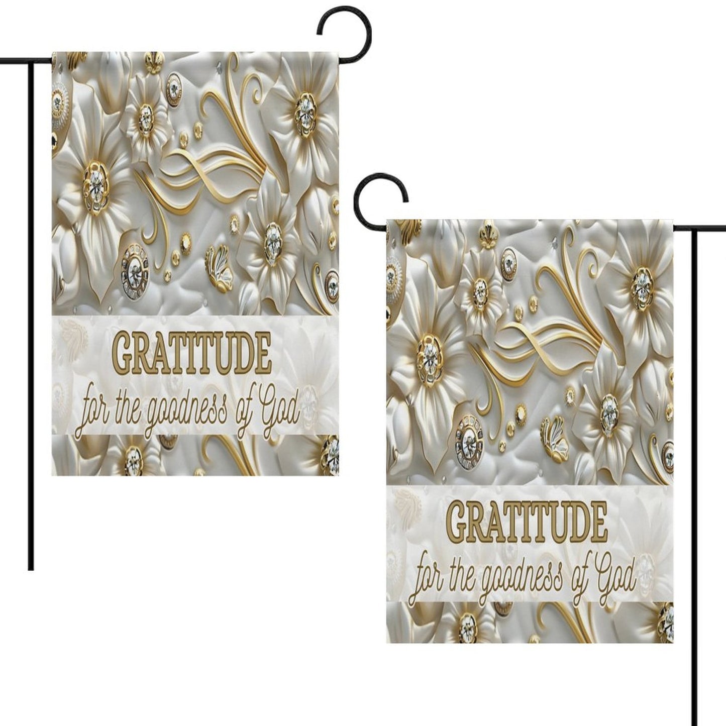 Garden Flag (2 Pics on 2 Sides)-12"x18"