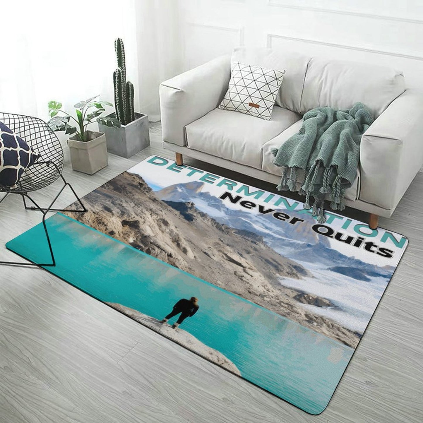 Coral Velvet Floor Mat for Home-60"x40"
