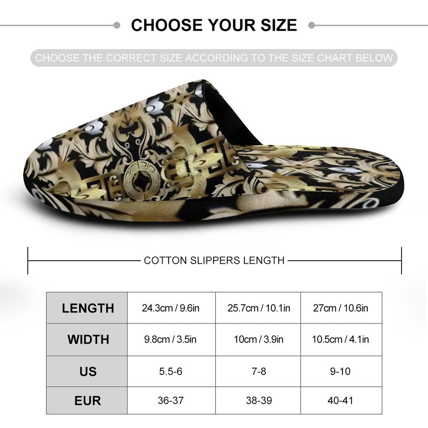 Flannel Ladies Cotton Slippers