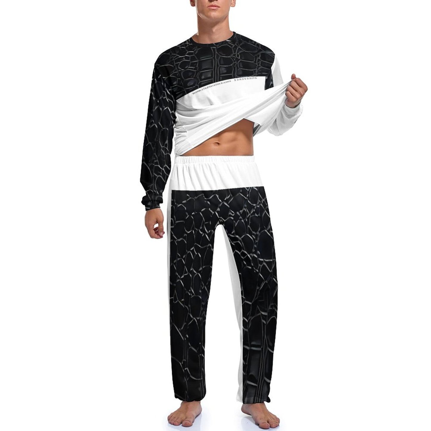 180gsm Men's Loungewear Set JJ1201 (All-Over Printing)