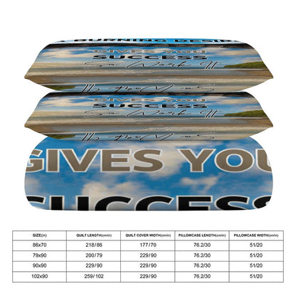 3-Piece Bedding Set-90"x90"/ 229x229cm (Dual-sided Printing)