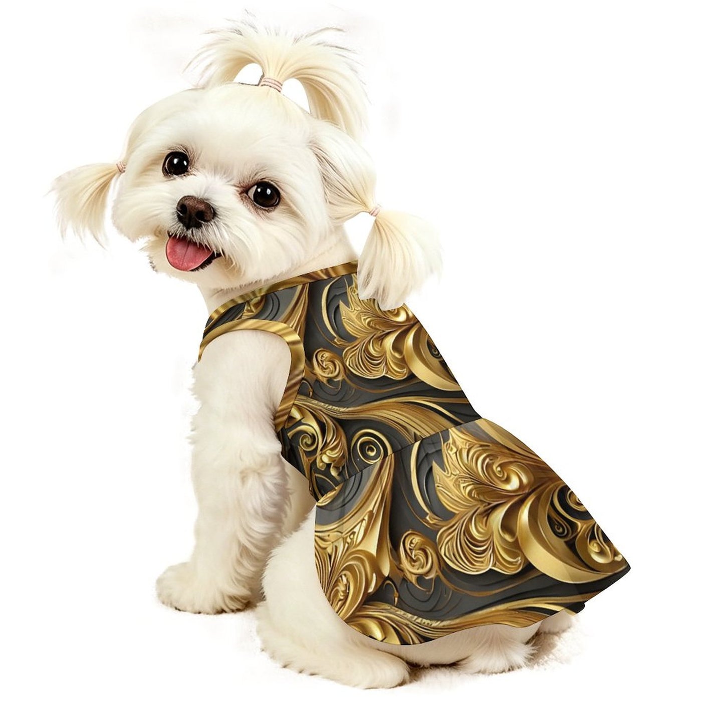 Pet Ruffle Dress-2XS-L