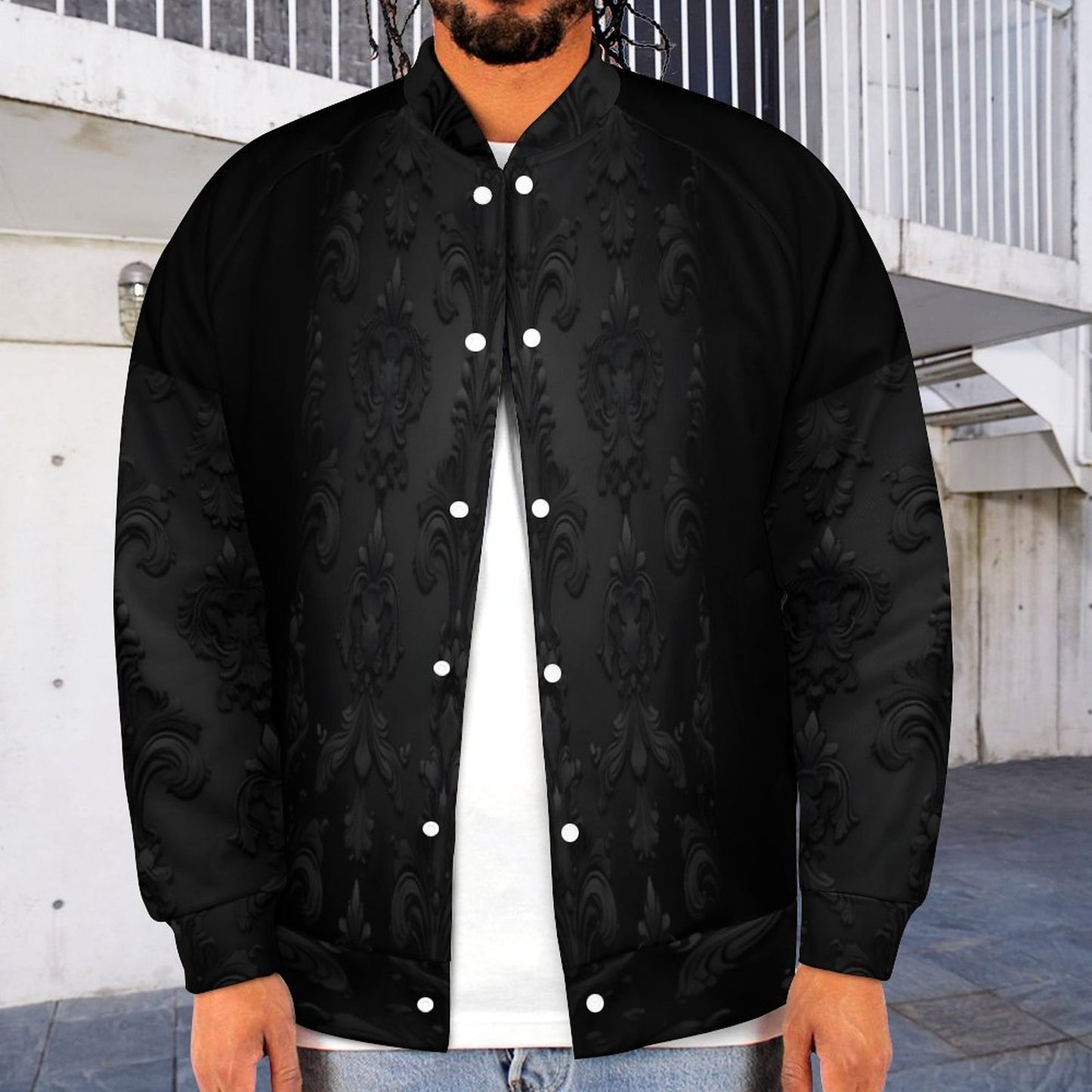Men's Baseball Jacket (All-Over Printing)