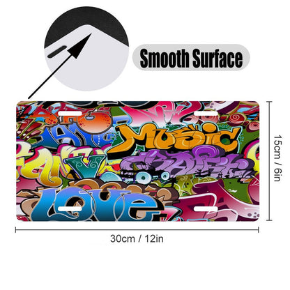 Car License Plate-11.8”x5.9”