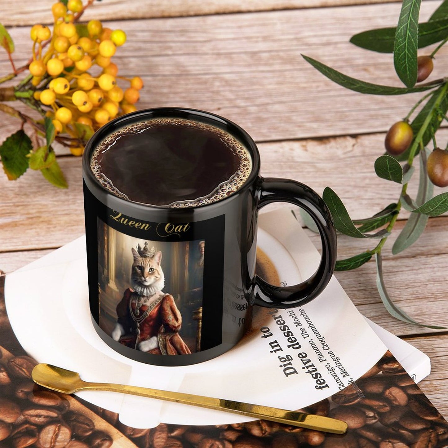 Personalized Photo Coffee Mugs with Identical Patterns