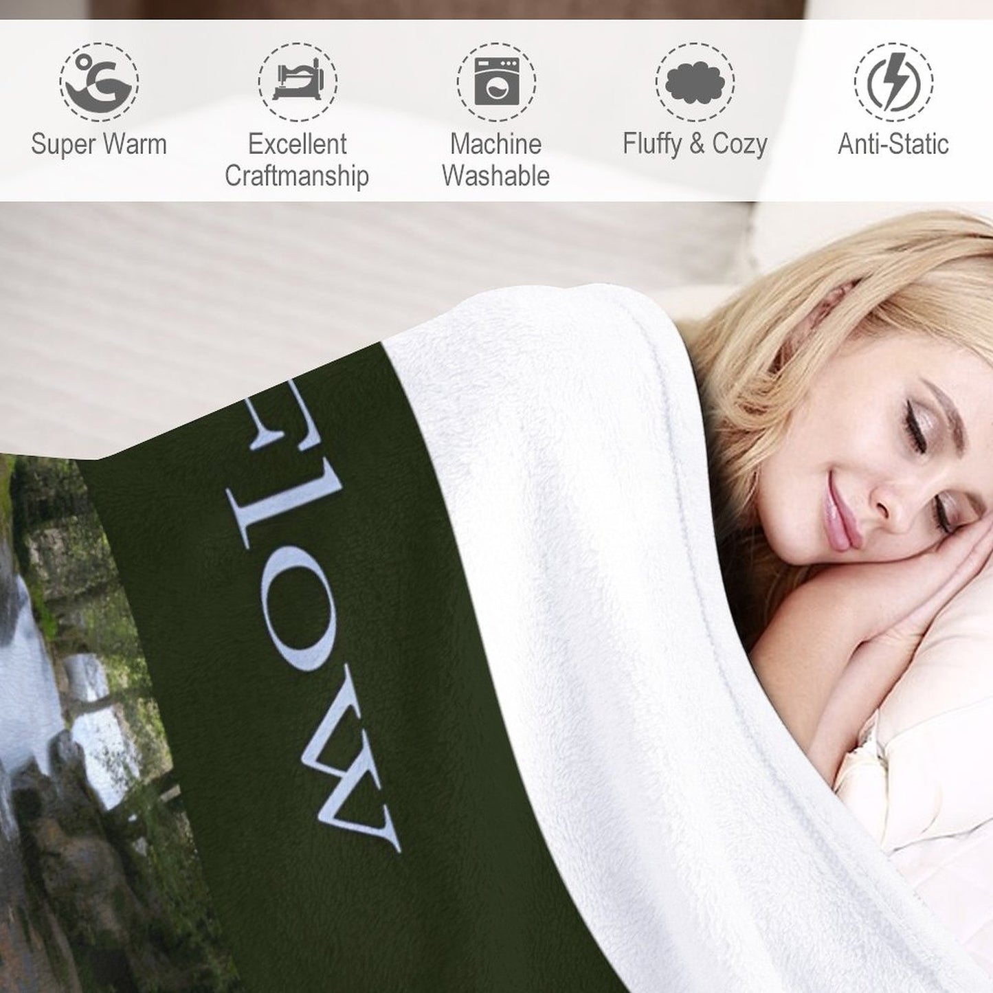 280gsm Flannel Blanket-50"x60" (Dual-sided Printing)