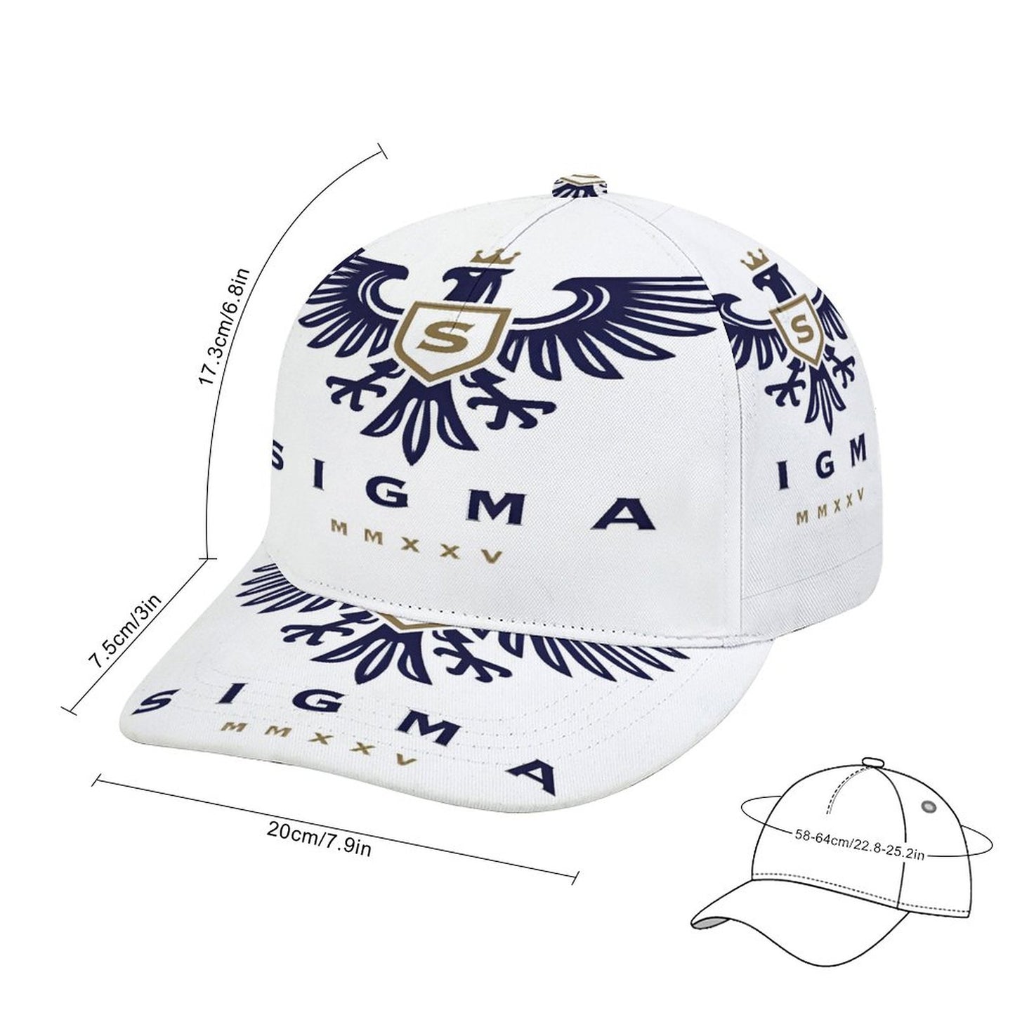 Bent Fitted Cap (All-Over Printing)