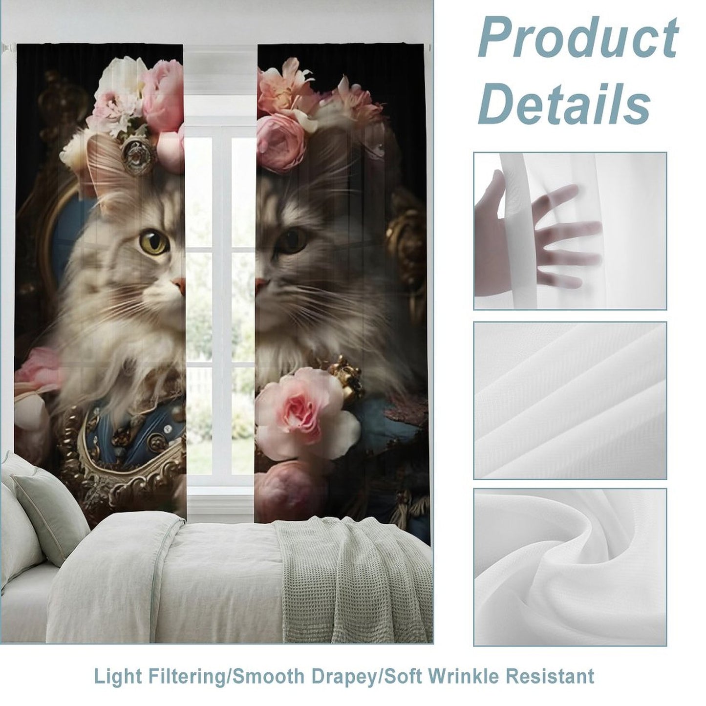 Sheer Curtain(All-Over Printing)