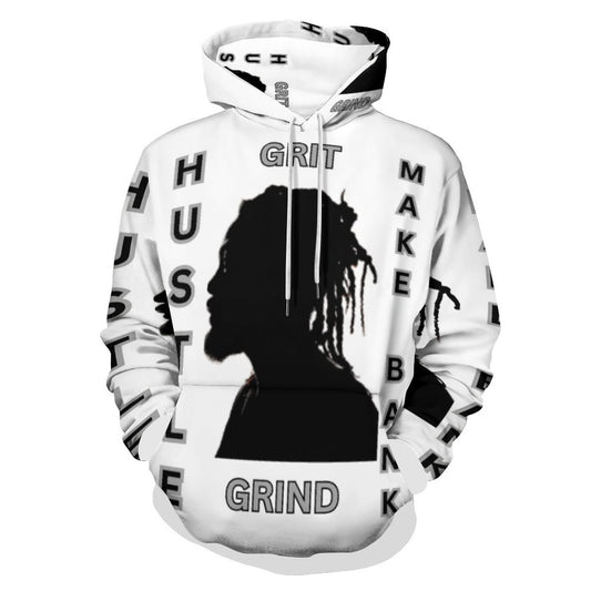 230gsm Men's Cool Hoodie with Double-layer Cap (All-Over Printing)