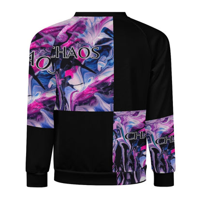 CHAOS Men's Crewneck Raglan Sweatshirt-SMALL-5XL