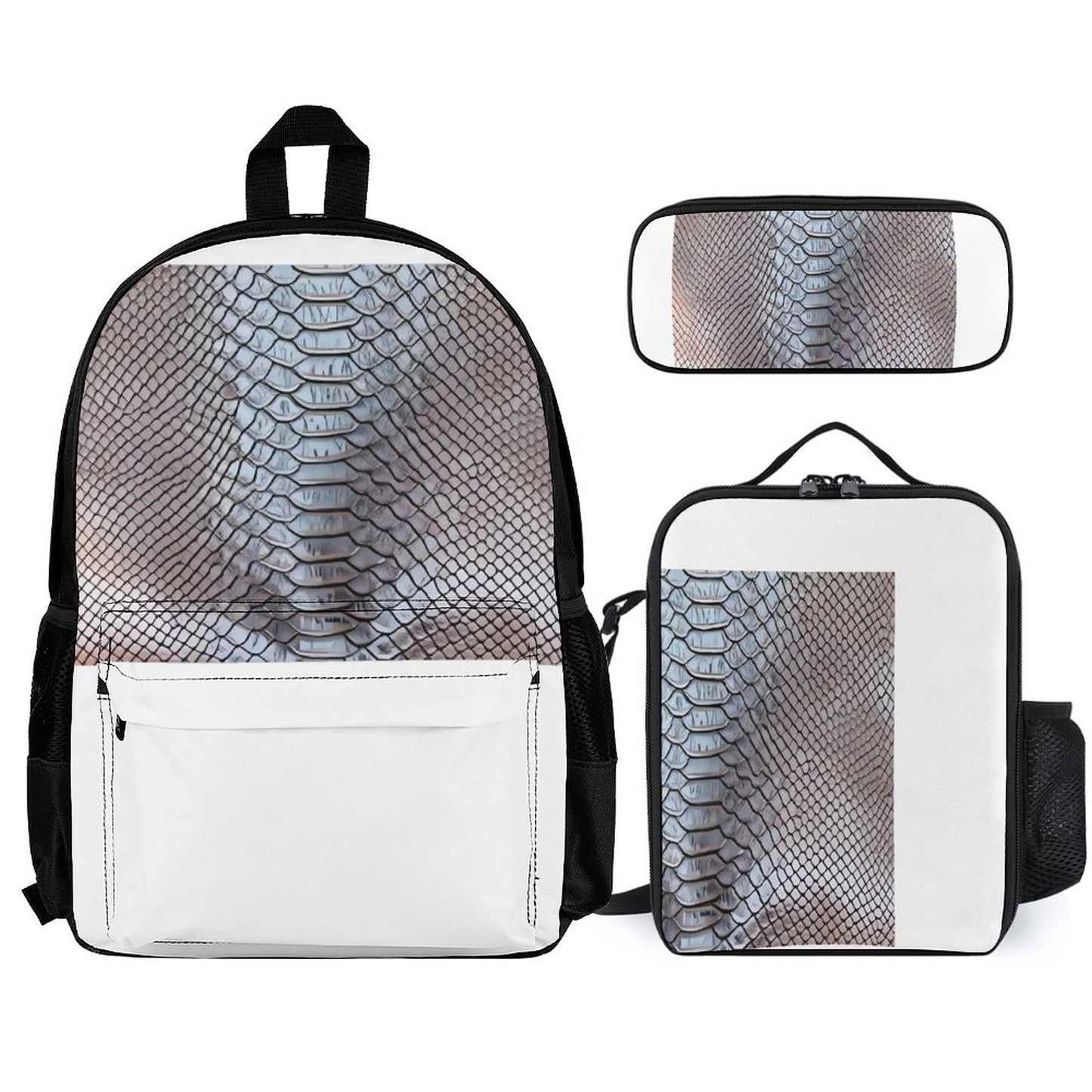 Set of 3 Bags (Shoulder Bag Lunch Bag & Pencil Pouch)