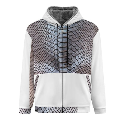 230gsm Full Zip up Hoodie with Plush Lining WZIP (All-Over Printing)