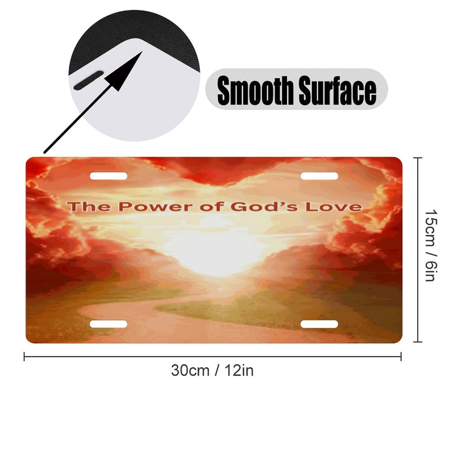 Car License Plate-11.8”x5.9”