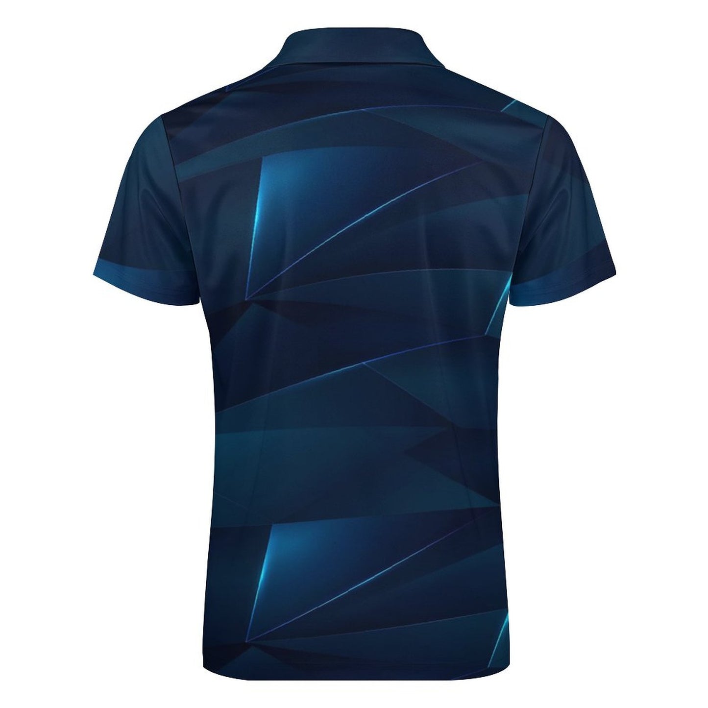Men's Short Sleeve POLO Shirt with Zipper B470 (All-Over Printing)