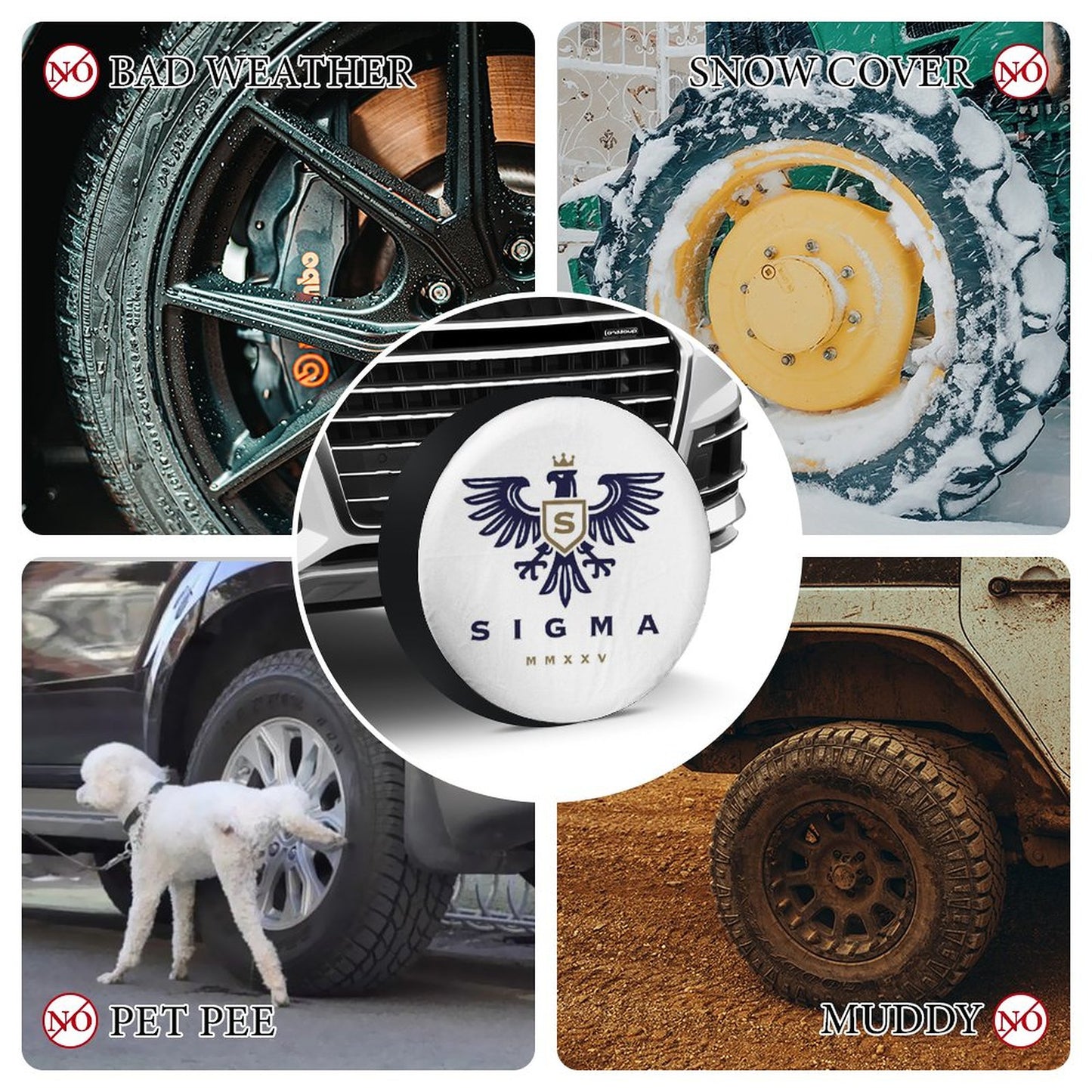 Oxford Cloth Tire Cover-SIGMA