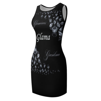 Sleeveless Ladies Tank Dress NZ014 (All-Over Printing)