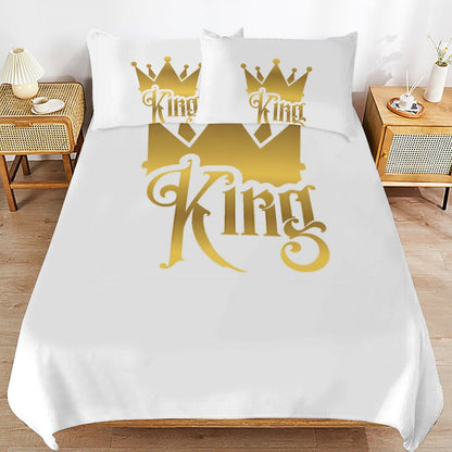 3-Piece Bedding Set-90"x90"/ 229x229cm (Dual-sided Printing)