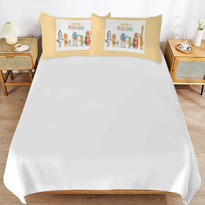 3-Piece Bedding Set-86"×70"/ 218×177cm (Dual-sidede Printing)