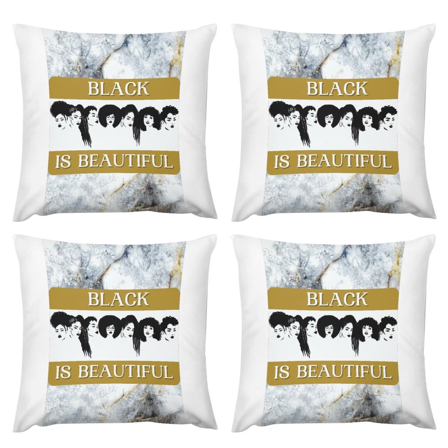 Plush Pillowcase Set of 4