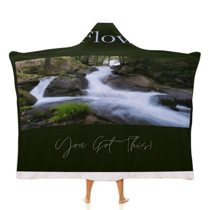 Wrap Hooded Blanket-40"x50"/ 100x130cm