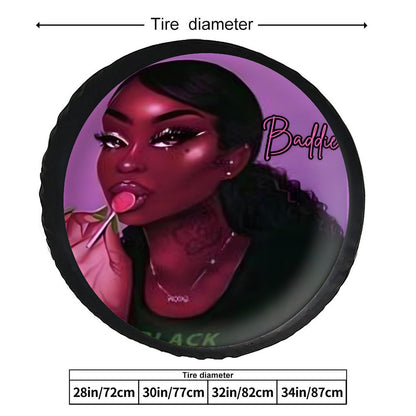 Leather Tire Cover(One-sided Printing)