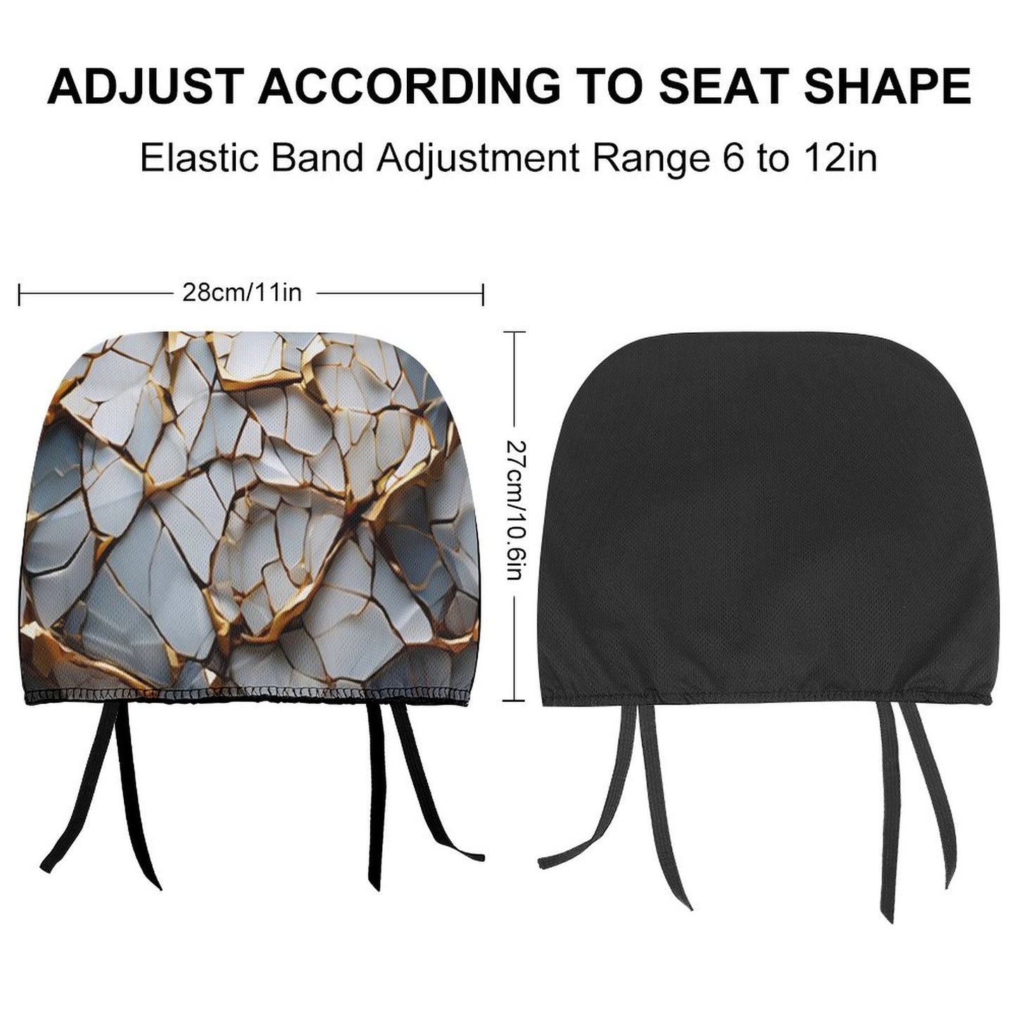 Custom Car Headrest Covers
