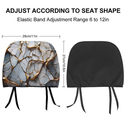Custom Car Headrest Covers